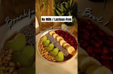 Breakfast Smoothie Bowl ! #caloriecontrolled #smoothie #breakfast #healthy #nutrition