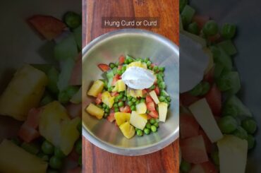 Russian Salad With A Healthy Twist | Creamy Potato And Pineapple Salad Recipe For Weight Loss