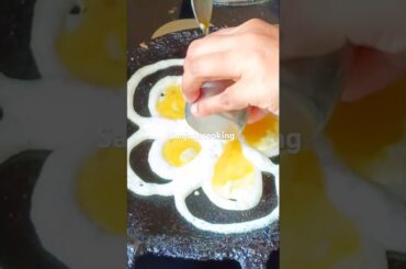 Healthy Breakfast Ideas - Flower Egg Dosai#shorts #eggdosa #trendingshorts #trendingsongs
