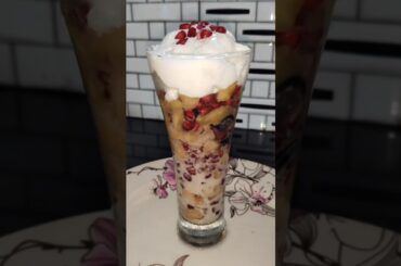 #shorts | Ice Cream Fruit Salad Recipe In Malayalam | Fruit Salad | #shortsvideo