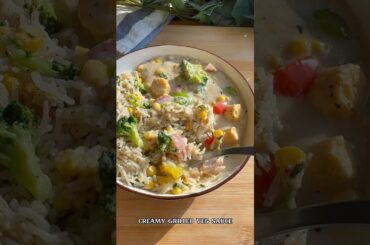 Creamy grilled vegetable sauce | white sauce recipe #grilledvegetables #sauce #whitesauce