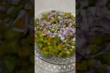 #Day 01 weight loss salad #Quick salad  # Creamy Green peas #green weight loss salad