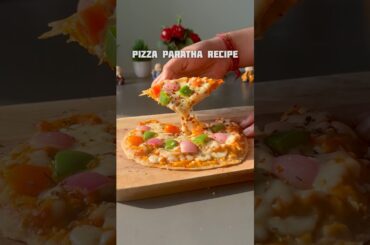 Healthy Pizza Paratha Recipe #shorts #pizza #paratha #cheese