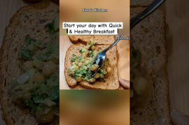 Healthy Chickpeas Avocado Sandwich for Easy Breakfast #shorts #sandwich