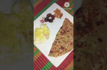 Healthy breakfast for your babies sweet potato paratha #shorts #shortvideo