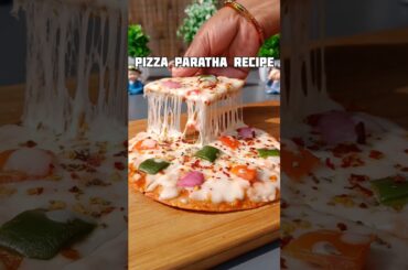 Healthy pizza paratha recipe#trending#snacks#easy recipe#yt shorts#food shorts#cooking show#pizza