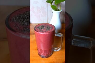 Ragi Pink- Tasty and Healthy Smoothie #shortfeed #healthylifestyle #trendingshorts #homemade