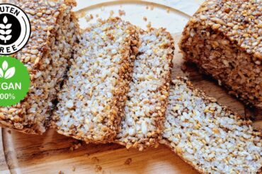 BEST MULTI GRAIN and SEED BREAD WITHOUT  OATS! for weight loss (gluten free & VEGAN)
