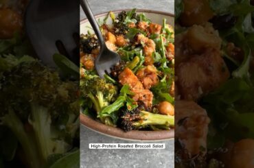 THE HEALTHIEST WAY TO EAT BROCCOLI @cookingforpeanuts Make my high-protein roasted broccoli salad