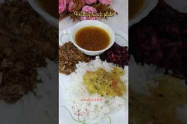 Healthy lunch plate Dr sivaraman speech #shortsvideo #subscribe