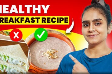 Healthy Breakfast Ideas for College Students/Working Moms | Ragi Malt Recipe
