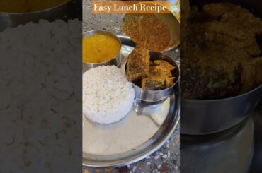 Easy Healthy Lunch recipe | Rice Thali Recipe #shorts #trending #youtubeshorts #vlog