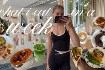 what I eat in a week | simple & balanced recipes