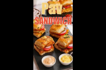 pav sandwich recipe |  #Mumbaistylepav #sandwich  #masalapavrecipe  #sandwich #shorts #shortsvideo