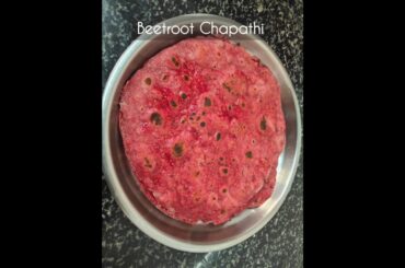 Beetroot Chapati for kids lunch box @SimpleHomeFood Healthy Breakfast recipes