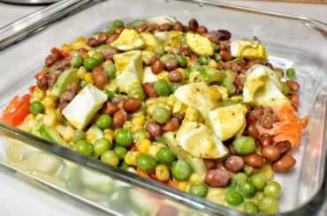 Healthy Salad for Dinner | Protein Salad Recipe.