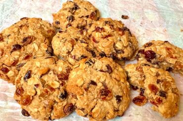 Super Easy Healthy Oat Cookies Recipe | Chewy Oatmeal Cookies Recipe | Healthy Recipes