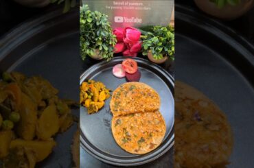 Easy and healthy aachari pyaj ka paratha recipe #recipe #food #paratha #easyrecipe #shorts #short