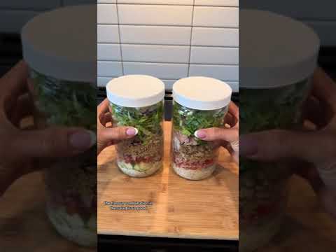 HEALTHY MEAL PREP | SALAD JARS #healthylifestyle #healthyfood #saladrecipe #ytshorts #youtubeshorts HEALTHY MEAL PREP | SALAD JARS #healthylifestyle #healthyfood #saladrecipe #ytshorts #youtubeshorts