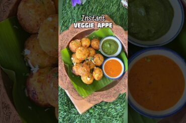 Instant Veggie Appe in the Paniyaram Pan !!! Batao kaunsi recipes share karu aur ?