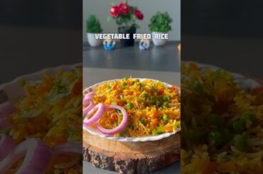 Healthy vegetable Fried Rice #shorts #friedrice #rice #healthy