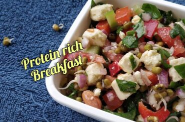 protein rich salad/Breakfast recipes/full protein breakfast/Healthy salad#shorts