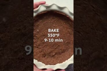CHOCOLATE CRUST | Healthy Recipes | Shorts