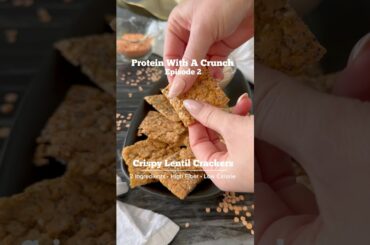 2 Ingredient Protein Crackers! #healthysnacks #proteinsnack #macrofriendly #easyrecipe #easyrecipe