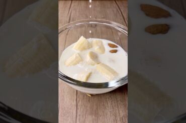 Banana Dry Fruit Milkshake | Healthy Drink  #shorts #recipe #weightloss