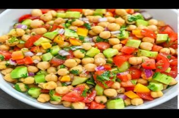 High Protein Chickpea Salad 15-minutes recipe