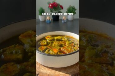 Trending Recipe of Healthy Palak Paneer #shorts #paneer #palak #recipe