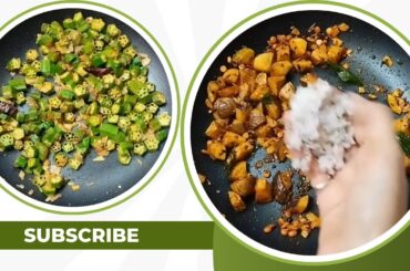 4 Types of Poriyal Recipes | Side Dish Recipes for Lunch | Healthy Side Dish Recipes | Poriyal