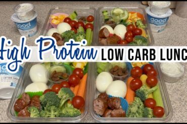 Low Carb Meal Prep | High Protein Lunch Boxes | Carbs & WW Points