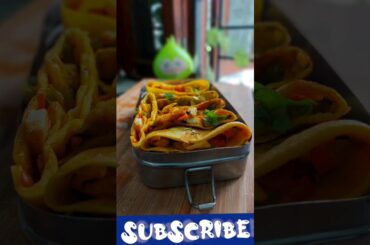 8 min super duper easy tiffin /lunchbox recipe |breakfast recipe #shorts