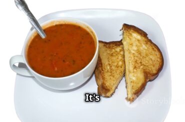 Comforting Tomato Basil Soup & Grilled Cheese Sandwich Recipe!