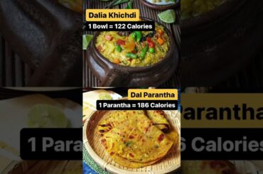 Under 200 Calories Indian Breakfast Options | #shortsvideo #lowcalorie #indianbreakfast #weightloss