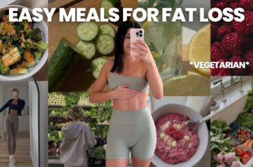 Full day of EASY recipes that keep me fit & healthy! (vegetarian)