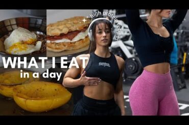WHAT I EAT IN A DAY | My mindset for fat loss