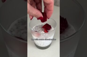 Easy & Healthy Chia Pudding | High-Protein Snack for Meal Prep