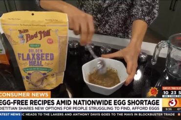 Egg-free recipes for healthy cooking amid nationwide egg shortage