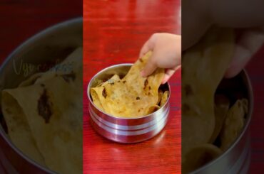 Today Lunchbox recipe: Chapathi with Cauliflower chana curry #shortsfeed #lunchbox #lunchideas