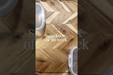 WORK SNACKBOX | #healthysnacks #healthylunch #snackbox #easylunchbox #asmrfood