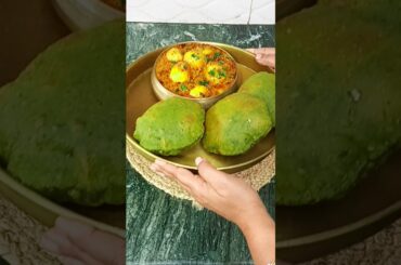 Palak matar ka Testy Nashta |#shortvideo #shorts #ytshorts #viral #matarpalakipuri