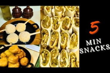 3 Easy snacks recipe with Egg/ 5 Minutes Healthy snacks Recipes/Evening Snacks/Aachi's campus