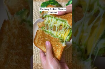 Cheesy Chutney Sandwich | Veg Cheese Sandwich