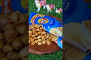 Healthy and Guilt Free Blue Lays Makhana #snacks #shorts #trending #shortsfeed #viralrecipe #makhana