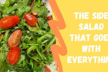 The side salad that goes with everything | Rocket salad with baby tomatoes