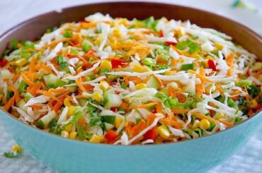 How to Make Nigerian Vegetable Salad - VERY DETAILED RECIPE - ZEELICIOUS FOODS