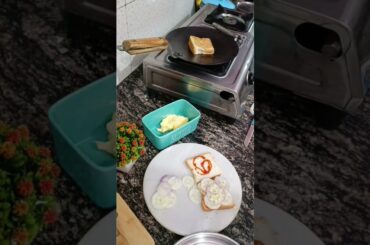 Healthy sandwich/vegetable sandwich #breakfast #ytshorts