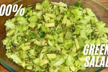 Green Salad | Salad Recipe For Weight Loss | Healthy Salad With Dressing | Salad Dressing | Salads |
